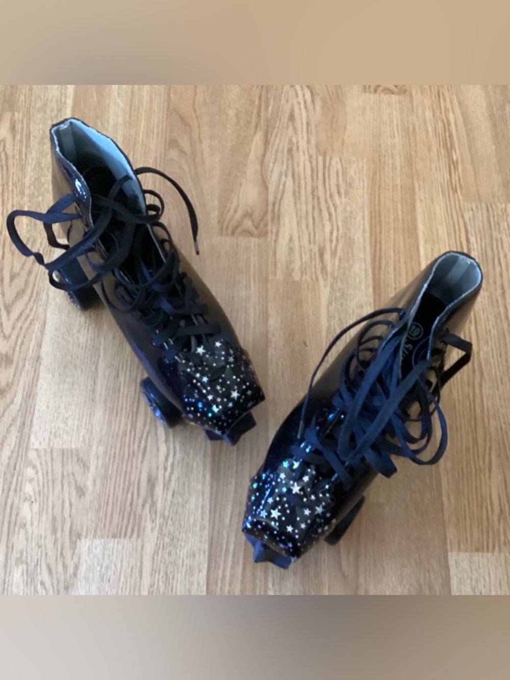 Sure-Grip Stardust Glitter Women’s Roller Skates Outdoor/Indoor W11/M10  ew